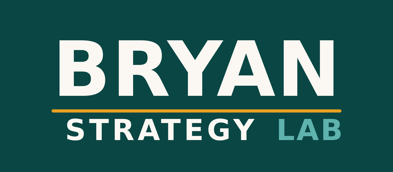Bryan Strategy Lab